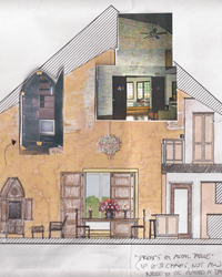 Revare Elevation with design elements overlapping