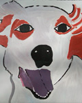 Painting of an English Setter