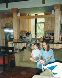 The new kitchen in the Cottonwood Falls project