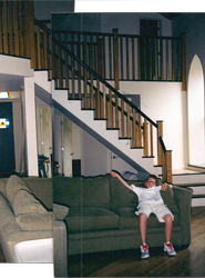 Focus on the stairs in the Cottonwood Falls project